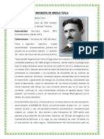 Biografía de Nikola Tesla