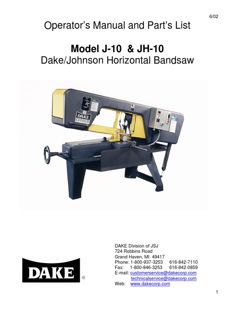 J JH10 Manual Current Model PDF | PDF | Mechanical