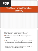 Plantation Economy Theory