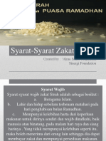 Syarat Zakat Fitrah - Sinergi Foundation