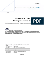 Nasogastric Tube Management and Care