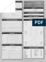 WFRP - Character Sheet PDF