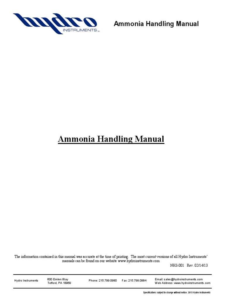 ammonia handling manual.pdf