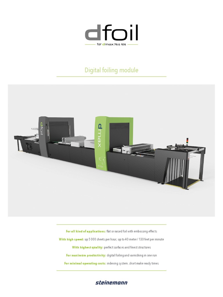 Digital Foiling Module Specifications | PDF | Science | Technology ...