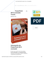 Curso PowerPoint 2013 Avanzado - Trucos