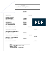 Estado de Resultado Pilato Ltda