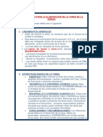 Lineamientos para La Elaboración de La Tarea de La Unidad