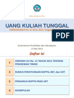 Paparan Mendikbud UANG KULIAH TUNGGAL PDF