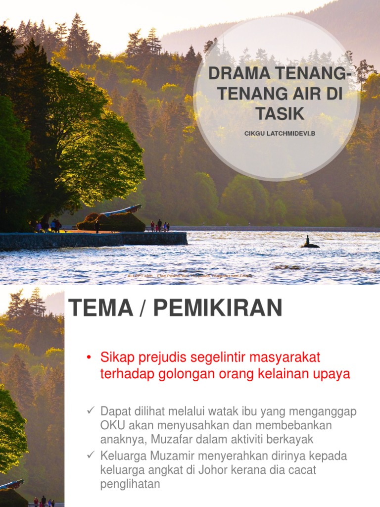 tenang-tenang air di tasik