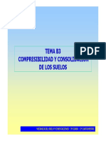 Tema b3 - Compresibilidad de Los Suelos 2013-14