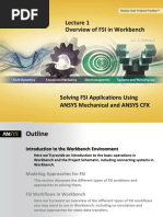 CFX FSI 14.5 2011 L1 Overview of FSI in Workbench 37