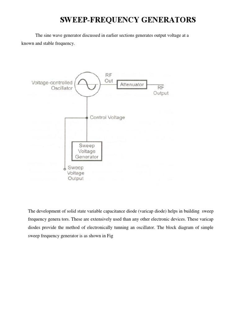 Sweep Frequency Generators PDF