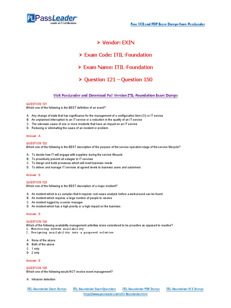 ITIL Testing Engine | Maxtic
