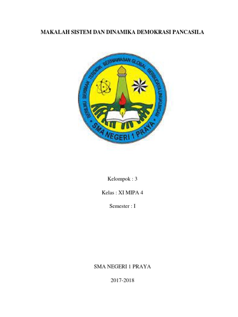 Makalah Sistem Dan Dinamika Demokrasi Pancasila