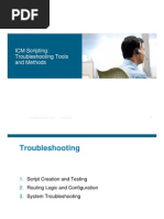 ICM Scripting Troubleshooting Tools and Methods