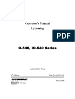 O & IO-540 Oper Manual 60297-10 PDF