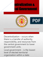 Decentralization & LGU