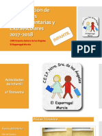 Programación Actividades Complementarias y Extraescolares de Infantil