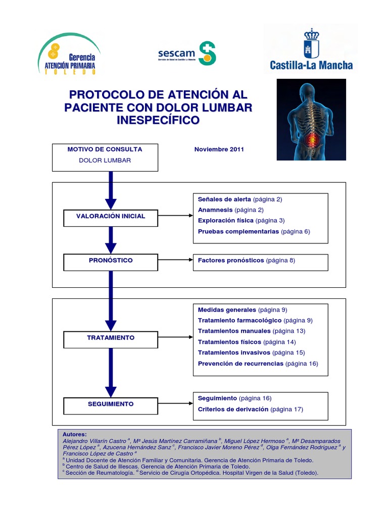 Protocolo Dolor Lumbar | PDF | Droga anti-inflamatoria libre de ...