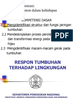 Gerak dan Respon Tumbuhan Terhadap Lingkungan