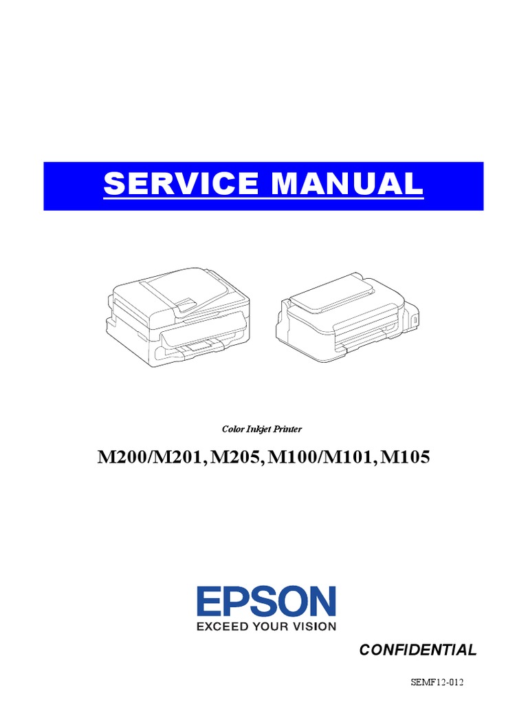 Epson M100 M105 M200 M205 PDF PDF Troubleshooting Image Scanner