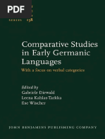 (Studies in Language Companion Series 138) Gabriele Diewald, Leena Kahlas-Tarkka, Ilse Wischer-Comparative Studies in Early Germanic Languages_ With a Focus on Verbal Categories-John Benjamins Publish