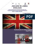 Suport de Curs de Initiere in Limba Engleza PDF