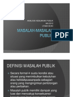 Masalah-Masalah Publik PDF