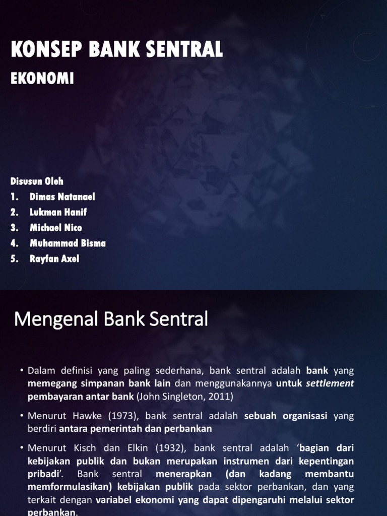 Bank Sentral Ppt