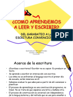 Del Garabateo A La Escritura Convencional