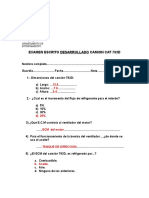 6) Examen Escrito Desarrollado Camion Cat 793d