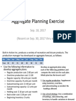 Aggregate Planning Exercise