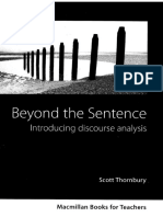 Thornbury s Beyond the Sentence Introducing Discourse Analys (1)