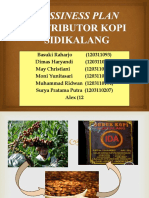 Bussiness Plan Distributor Kopi Sidikalang