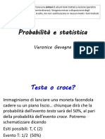 Veronica Gavagna Probabilita' Statistica