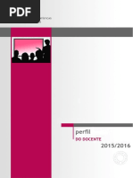 Perfil do Docente (2015-2016)
