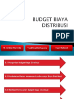 Budget Biaya Distribusi