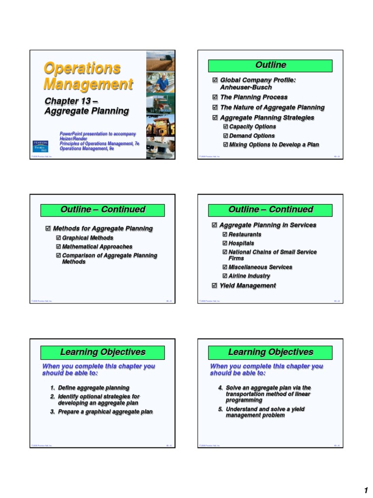 Chapter 15 - Aggregate Planning | PDF | Inventory | Operations Management
