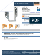 Es Saix Ae 5 Estribo de Acero Inoxidable Con Alas Exteriores 41