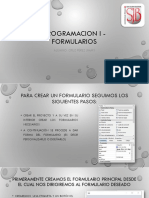 Programacion I - Formularios