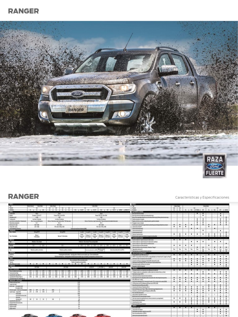 Datenblatt Ford Ranger: Ford Ranger – PEKOIS