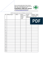 Bukti Pendistribusian Uraian Tugas