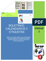 Unidad 2-Boletines Calendarios y Etiquetas