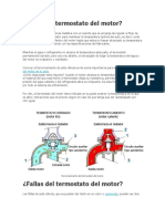 Qué Es El Termostato Del Motor