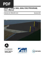 Snap - 2 (Soil Nail Analysis Program) : User's Manual