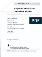 Kleinbaum Applied Regression Analysis and Other Multivariable Methods 3 Ed PDF