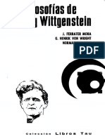 Ferrater Mora Jose - Las Filosofias de Ludwig Wittgenstein