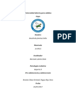 Psicología evolutiva reporte sobre pre-adolescencia y adolescencia