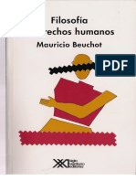 Beuchot Mauricio -Filosofia y Derechos Humanos