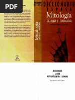 Literatura - Diccionario de Mitologia Griega y Romana | PDF